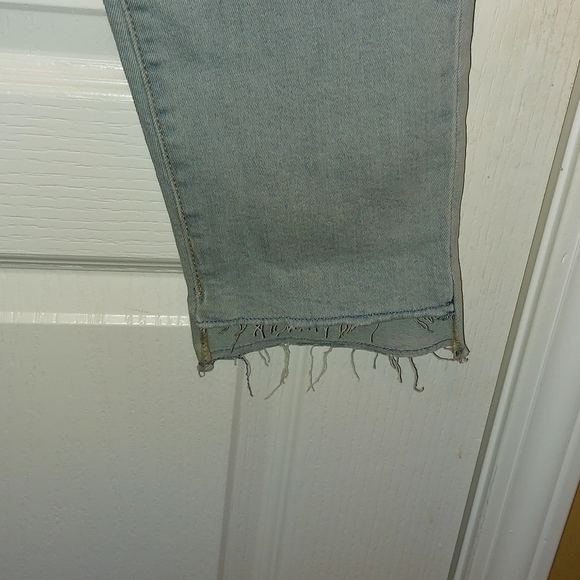 Gap Straight Crop Raw Hem Jeans,6/28r - Picture 7 of 8